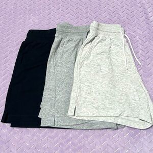 Old Navy Casual Shorts Set - Black, Gray, and Light Gray